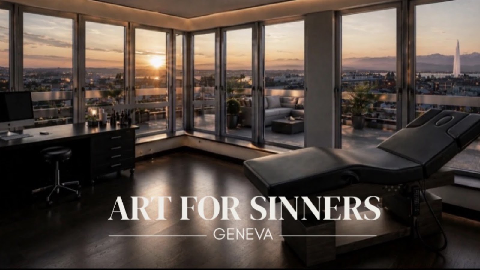 Int&eacute;rieur du studio Art for Sinners, Gen&egrave;ve